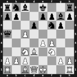 B09q - 4…Bg7 5.Nf3 c5 6.dxc5 Qa5 7.Bd3 - Austrian [+0.44]