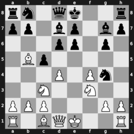 B09w - 4…Bg7 5.Nf3 c5 6.Bb5+ Bd7 7.e5 Ng4 8.e6 fxe6 - Austrian Seirawan Variation