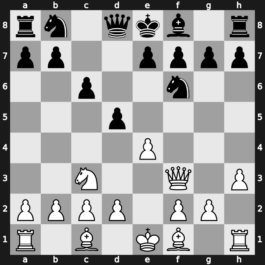 B11f - 4.h3 Bxf3 5.Qxf3 Nf6 - Two Knights [+0.13]