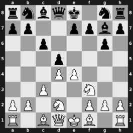 B12h - 2…d5 3.Nd2 g6 4.Ngf3 Bg7 5.c3 - Gurgenidze/Modern: [+0.37]