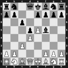 B12n - 2…d5 3.e5 Bf5 4.c3 - Advance [+0.20]