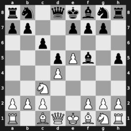 B12v - 2…d5 3.e5 Bf5 4.Nc3 h5 - Advance [+0.46]