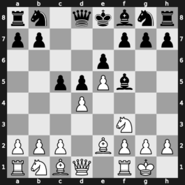 B12t - 2…d5 3.e5 Bf5 4.Nf3 e6 5.Be2 c5 6.O-O - Advance [+0.17]