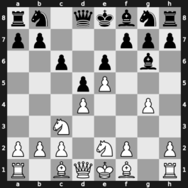 B12w - 2…d5 3.e5 Bf5 4.Nc3 e6 5.g4 Bg6 6.Nge2 - Advance Main Line [-0.02]