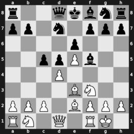 B12u - 2…d5 3.e5 Bf5 4.Nf3 e6 5.Be2 c5 6.Be3 Nd7 7.O-O - Advance [+0.48]