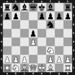 B13d - 3…cxd5 4.Nf3 Nf6 - Exchange [+0.19]