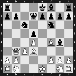 B13m - 3…cxd5 4.Bd3 Nc6 5.c3 Nf6 6.Bf4 Bg4 7.Qb3 Qd7 - Exchange Rubinstein [+0.19]