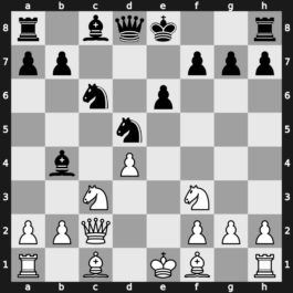 B14t - 6.Nf3 Bb4 7.cxd5 Nxd5 8.Qc2 Nc6 - Panov-Botvinnik