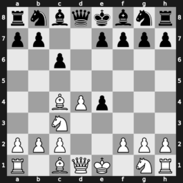 B15p - 3…dxe4 4.Bc4 - von Hennig Gambit [-0.58]