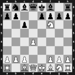 B15t - 3…dxe4 4.Nxe4 Nf6 5.Nxf6+ [+0.31]