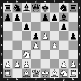 B15h - 3…g6 4.e5 Bg7 5.f4 h5 - Gurgenidze: