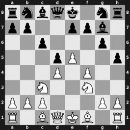 B15i - 3…g6 4.e5 Bg7 5.f4 h5 6.Nf3 - Gurgenidze: [+0.77]