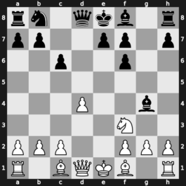 B16g - 6.Nf3 Bg4 - Bronstein-Larsen [+1.00]