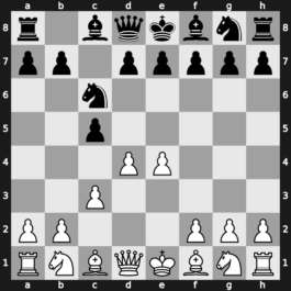 B22b - 2…Nc6 3.d4 - Alapin