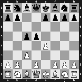 B22f - 2…d5 - Alapin