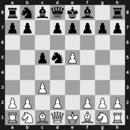 B22o - 2…Nf6 3.e5 Nd5 - Alapin [+0.07]