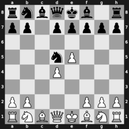 B22t - 2…Nf6 3.e5 Nd5 4.d4 cxd4 5.cxd4 - Alapin