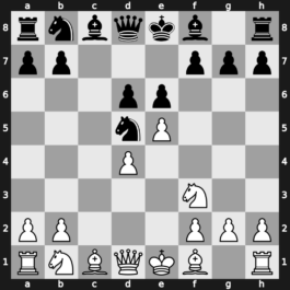 B22w - 2…Nf6 3.e5 Nd5 4.d4 cxd4 5.cxd4 e6 6.Nf3 d6 - Alapin [+0.20]