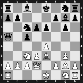 B26m - 6…e6 7.Qd2 Qa5 - Closed [+0.16]
