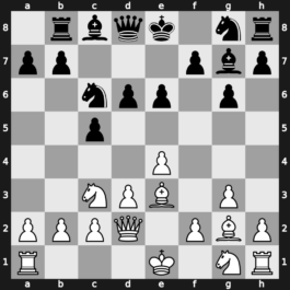 B26p - 6…e6 7.Qd2 Rb8 - Closed [-0.20]