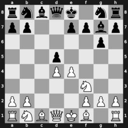 B27i - 2…g6 3.c3 Bg7 4.d4 cxd4 5.cxd4 d5 - Hungarian [+0.60]