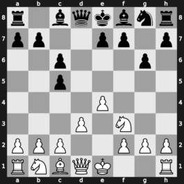 B31e - 4.Bxc6 dxc6 5.d3 - Rossolimo [+0.28]