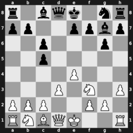 B31f - 4.Bxc6 dxc6 5.d3 Bg7 6.h3 - Rossolimo