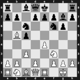 B31l - 4.O-O Bg7 5.Re1 Nf6 6.c3 - Rossolimo