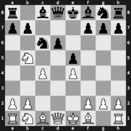 B32s - 3…cxd4 4.Nxd4 e5 5.Nb5 d6 6.c4 - Loewenthal Kalashnikov [+0.50]