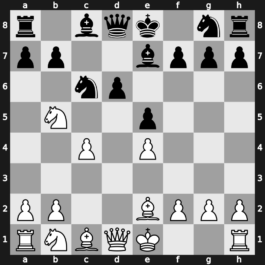 B32u - 3…cxd4 4.Nxd4 e5 5.Nb5 d6 6.c4 Be7 7.Be2 - Loewenthal Kalashnikov [+0.16]