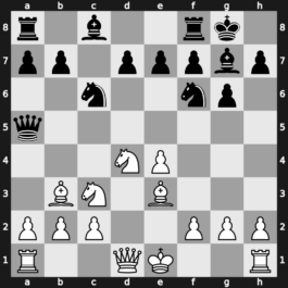 B35k - 7…O-O 8.Bb3 Qa5 [+0.30]