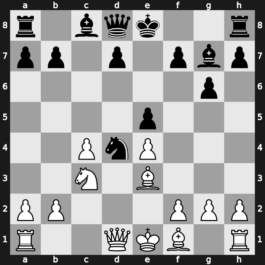 B39e - 8.Qxg4 Nxd4 9.Qd1 e5 - Maroczy Bind Breyer