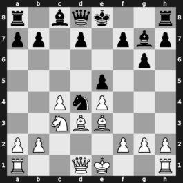 B39g - 8.Qxg4 Nxd4 9.Qd1 e5 10.Bd3 - Maroczy Bind Breyer