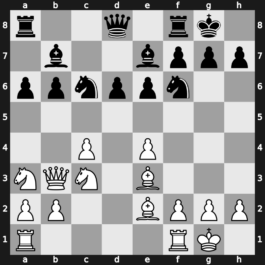 B44z - 5.Nb5 d6 6.c4 Nf6 7.N1c3 a6 8.Na3 Be7 9.Be2 O-O 10.O-O b6 11.Be3 Bb7 12.Qb3 - Taimanov Szen Hedgehog [+0.14]