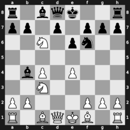B44e - 5.c4 Nf6 6.Nc3 Bb4 7.Nxc6 - Taimanov [+0.06]