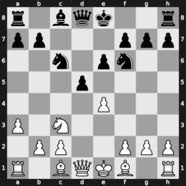 B45s - 5…Nf6 6.Ndb5 Bb4 7.a3 Bxc3+ 8.Nxc3 d5 - Taimanov Four Knights [+0.29]