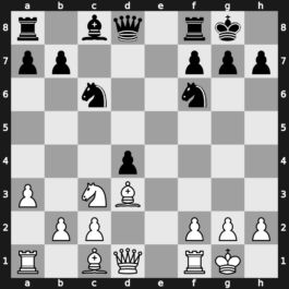 B45v - 5…Nf6 6.Ndb5 Bb4 7.a3 Bxc3+ 8.Nxc3 d5 9.exd5 exd5 10.Bd3 O-O 11.O-O d4 - Taimanov Four Knights [+0.29]