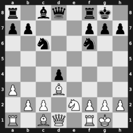 B45w - 5…Nf6 6.Ndb5 Bb4 7.a3 Bxc3+ 8.Nxc3 d5 9.exd5 exd5 10.Bd3 O-O 11.O-O d4 12.Ne2 - Taimanov Four Knights [+0.28]