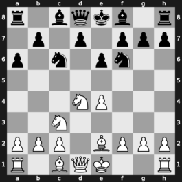 B46n - 6.Be2 Nf6 [+0.72]