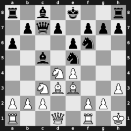 B48v - 6…a6 7.Bd3 Nf6 8.O-O Ne5 9.h3 Bc5 10.Kh1 - Taimanov [+0.07]