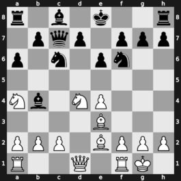 B49j - 7…Nf6 8.O-O Bb4 9.Na4 - Taimanov [+0.27]