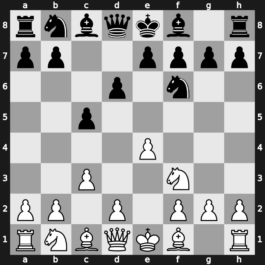 B50m - 3.c3 Nf6 [-0.05]