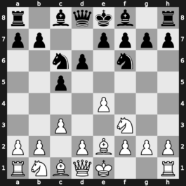 B50t - 3.c3 Nf6 4.Be2 Nc6 [+0.56]