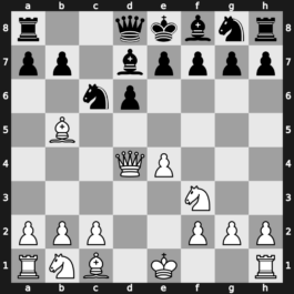 B53n - 3…cxd4 4.Qxd4 Nc6 5.Bb5 Bd7 - Chekhover [+0.02]