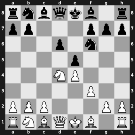 B54l - 4…Nf6 5.f3 e5 - Prins (Moscow)