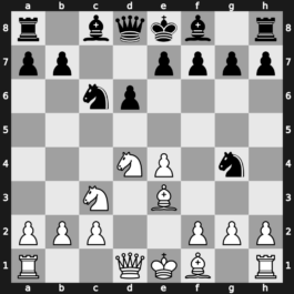 B56q - 5…Nc6 6.Be3 Ng4 - Open [+0.00]