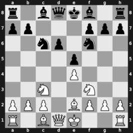 B58h - 6…e5 7.Nf3 [+0.13]