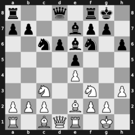 B58p - 6…e5 7.Nf3 h6 8.O-O Be7 9.Re1 O-O 10.h3 Be6 - Boleslavsky [+0.00]