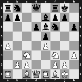 B58s - 6…e5 7.Nf3 h6 8.O-O Be7 9.Re1 O-O 10.h3 Be6 11.Bf1 Nb8 12.a4 - Boleslavsky [+0.33]