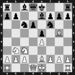 B59d - 7…Be7 8.Bg5 [-0.27]